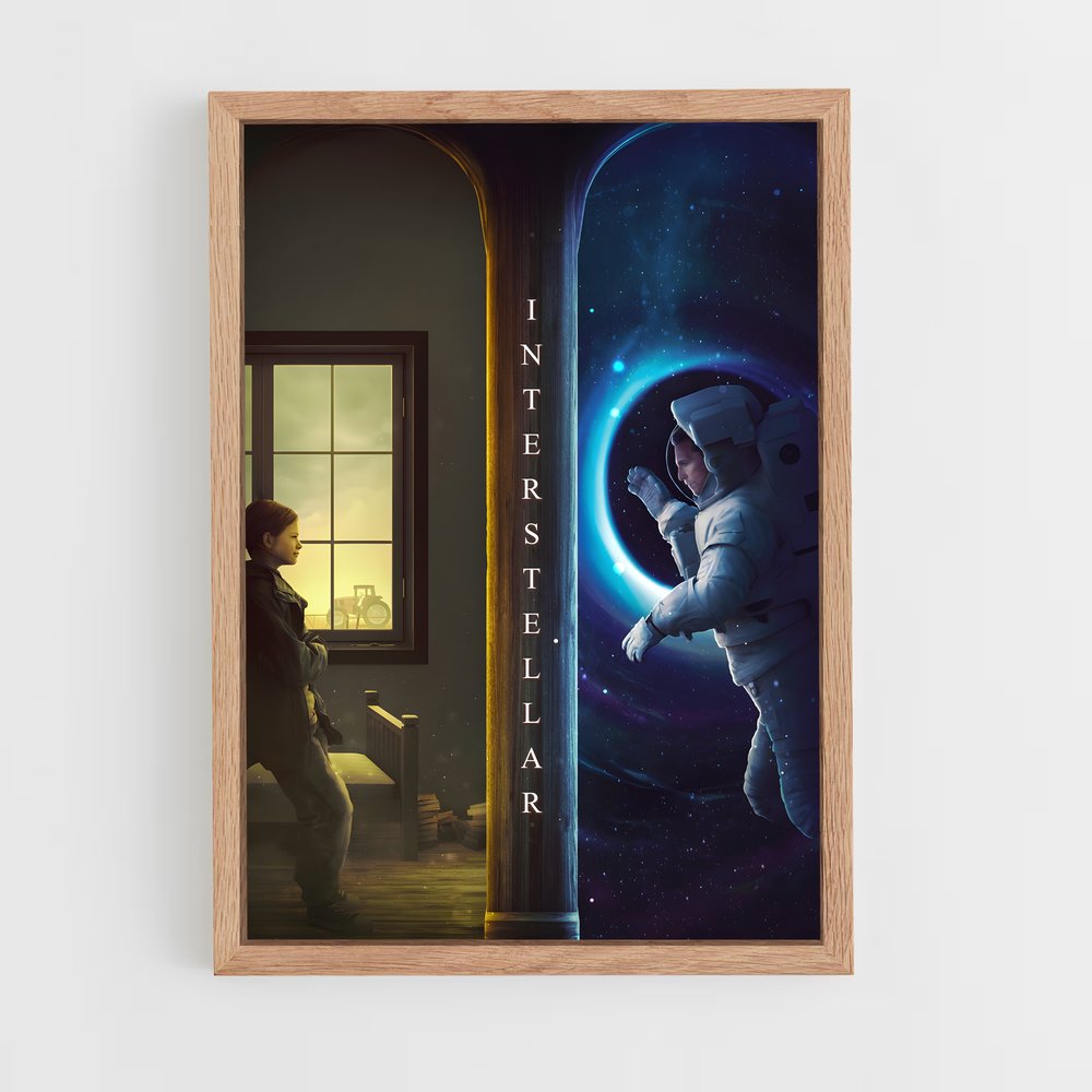 Poster Interstellar art captivant – affiche Art spatial (vue 4)